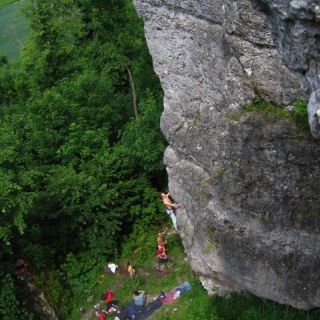 Felsenklettern - Kletterschule Frankenjura Hilpoltstein in der ErlebnisRegion Fränkische Schweiz