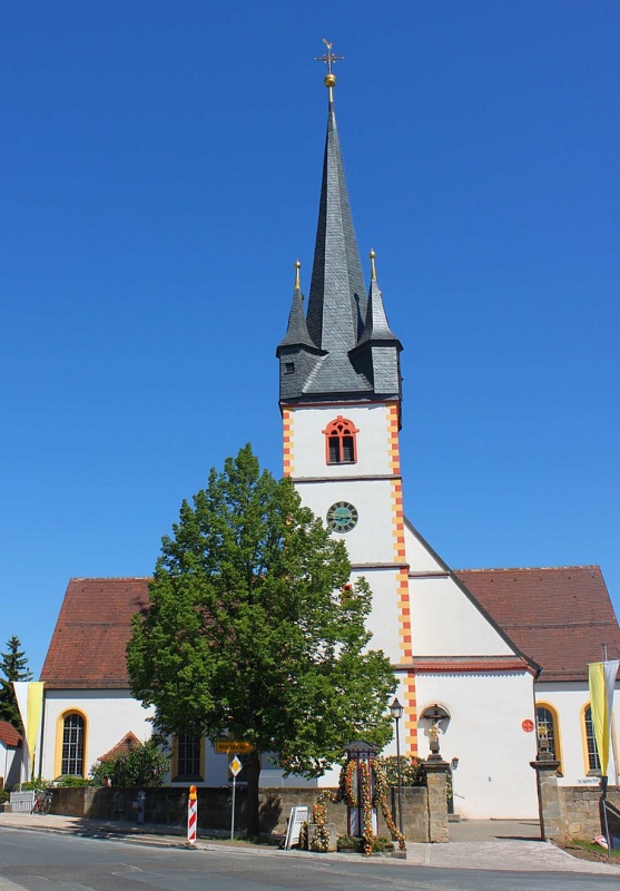Kirche im Ortsteil Amlingstadt von Strullendorf - Strullendorf in der ErlebnisRegion Fränkische Schweiz