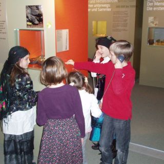 Kinder im Archäologiemuseum - Pfalzmuseum Forchheim in der ErlebnisRegion Fränkische Schweiz