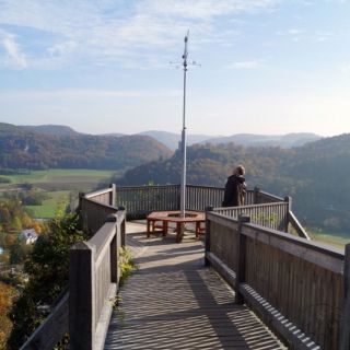 Ausblick - Burgruine Streitberg in der ErlebnisRegion Fränkische Schweiz