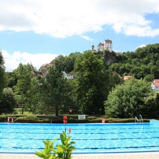 Schwimmbecken - Freibad Egloffstein in der ErlebnisRegion Fränkische Schweiz